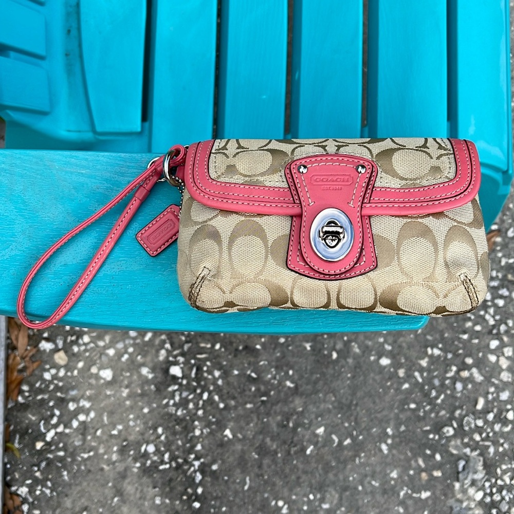 Coach wristlet